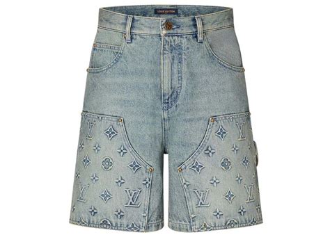 louis vuitton denim shorts women|louis vuitton shorts set.